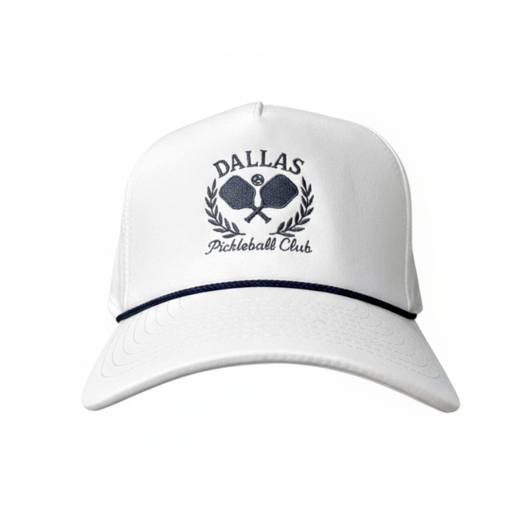Dallas Pickleball Club Hat – Embroidered 5-Panel Rope Cap