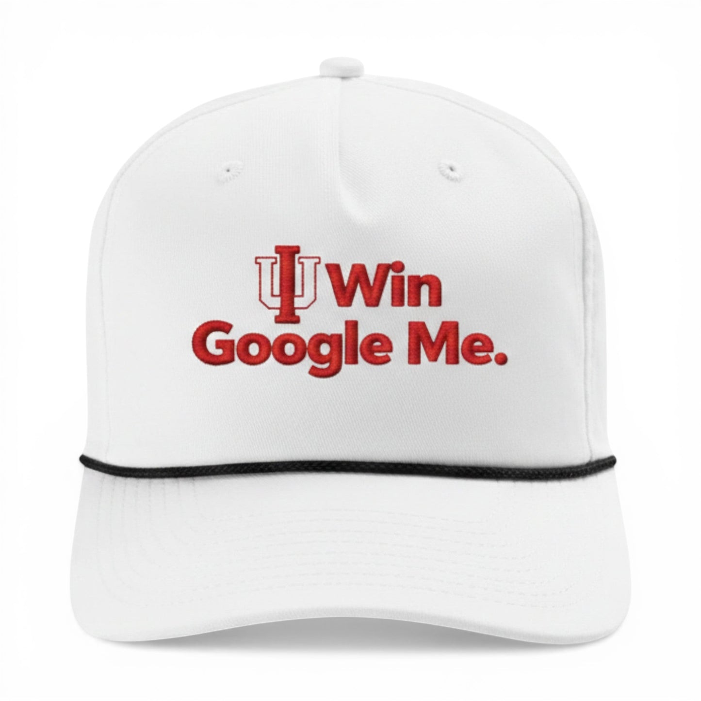 I Win Cap – front view – Mad Capper embroidered hat