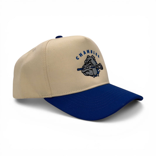 Chamblee HS Lacrosse Cap – angled right view – Mad Capper embroidered hat