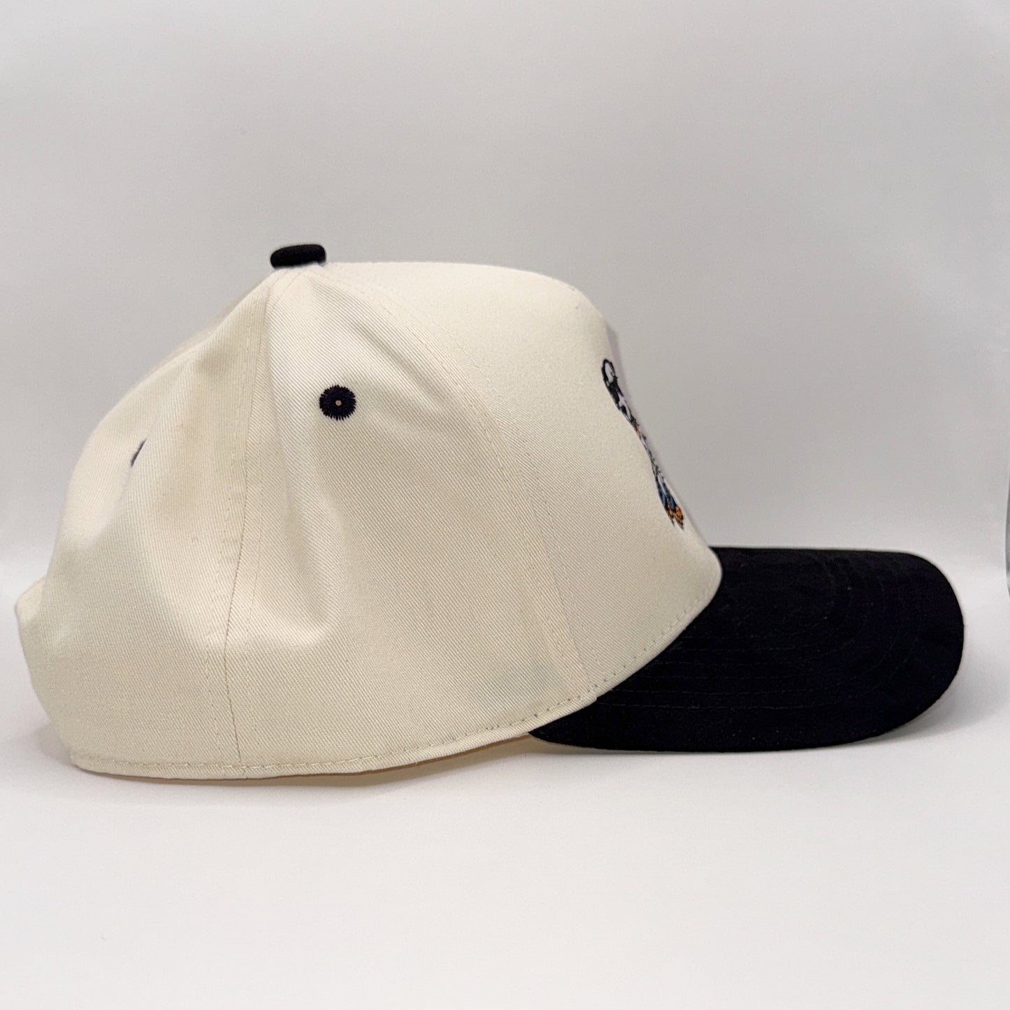 Cartoon Dalmatian Skating Baseball Cap