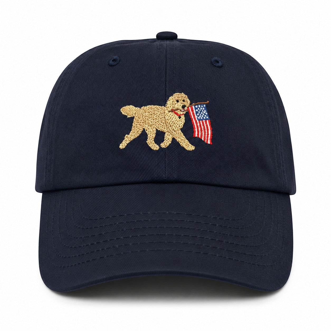Star Spangled Doodle Hat - Baseball Navy - front