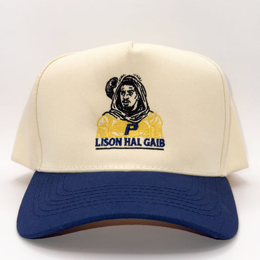 Lison Hal Gaib Tan & Blue Baseball Cap