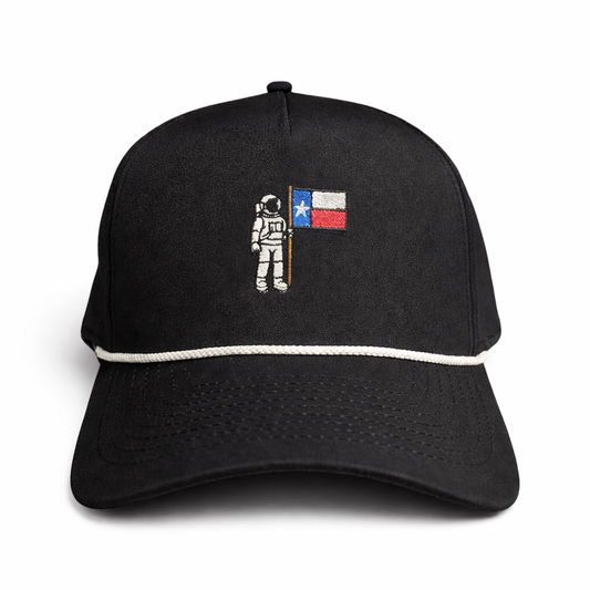 Lone Star Astronaut Hat – Texas Flag Rope Cap