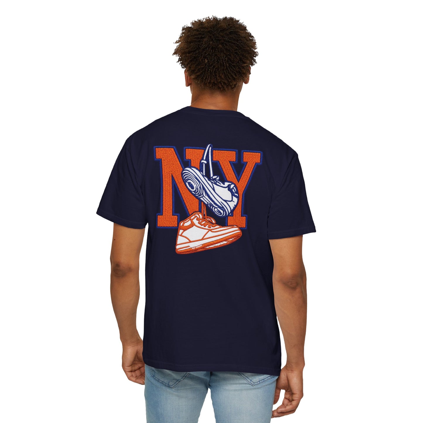 New York Kicks Graphic T-Shirt — Retro Trainer Design
