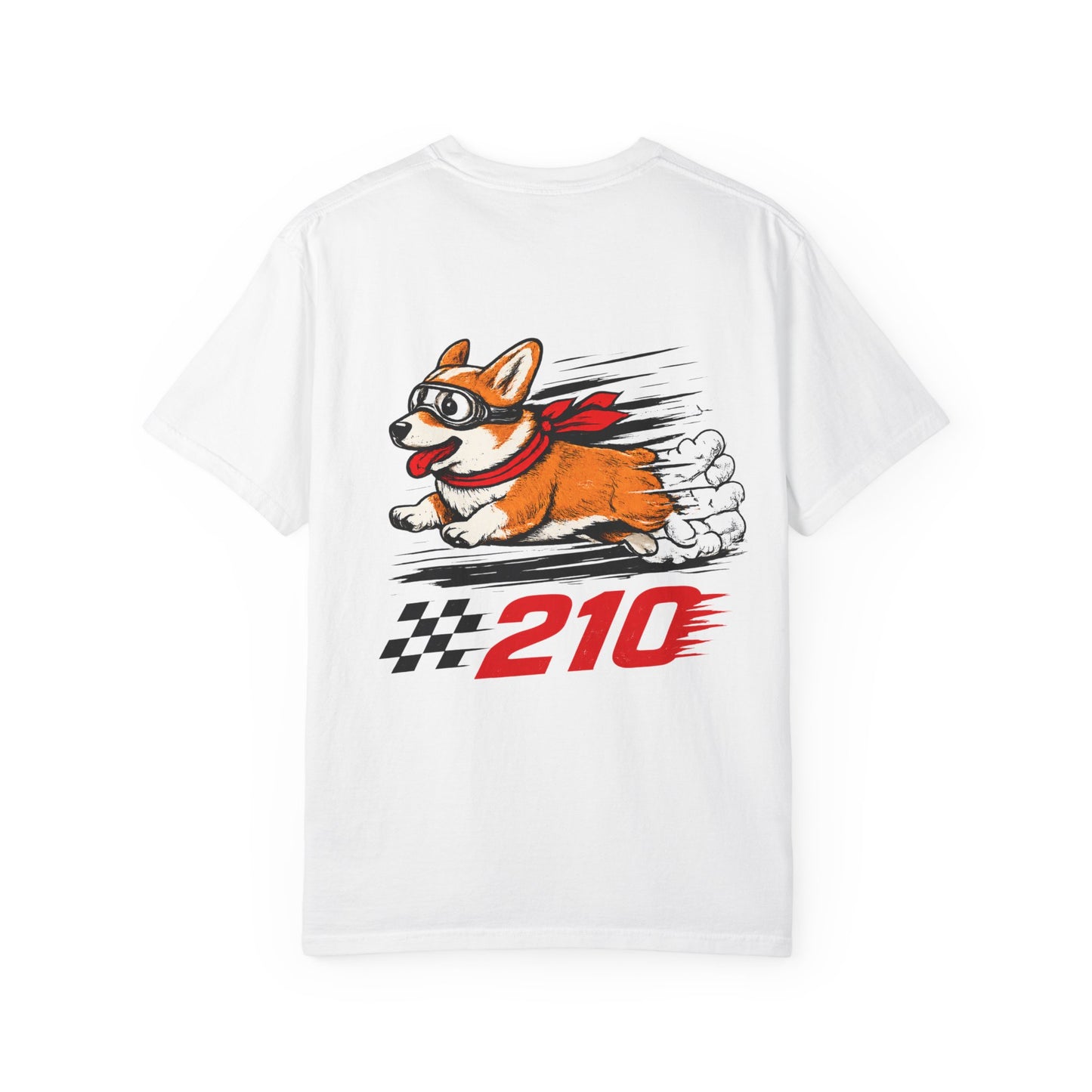 Corgi Speed Racer T-Shirt – "Speed Racer 210" Graphic Tee