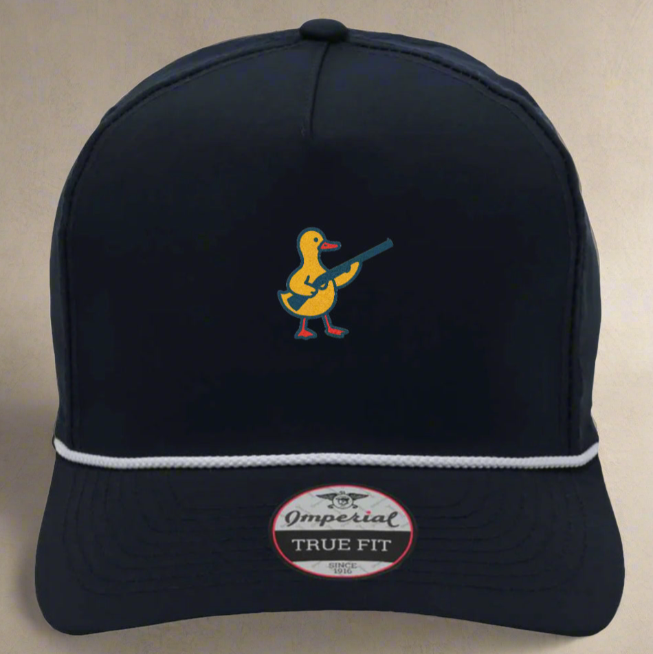Duck Huntin’ Hat – Embroidered Rope Cap