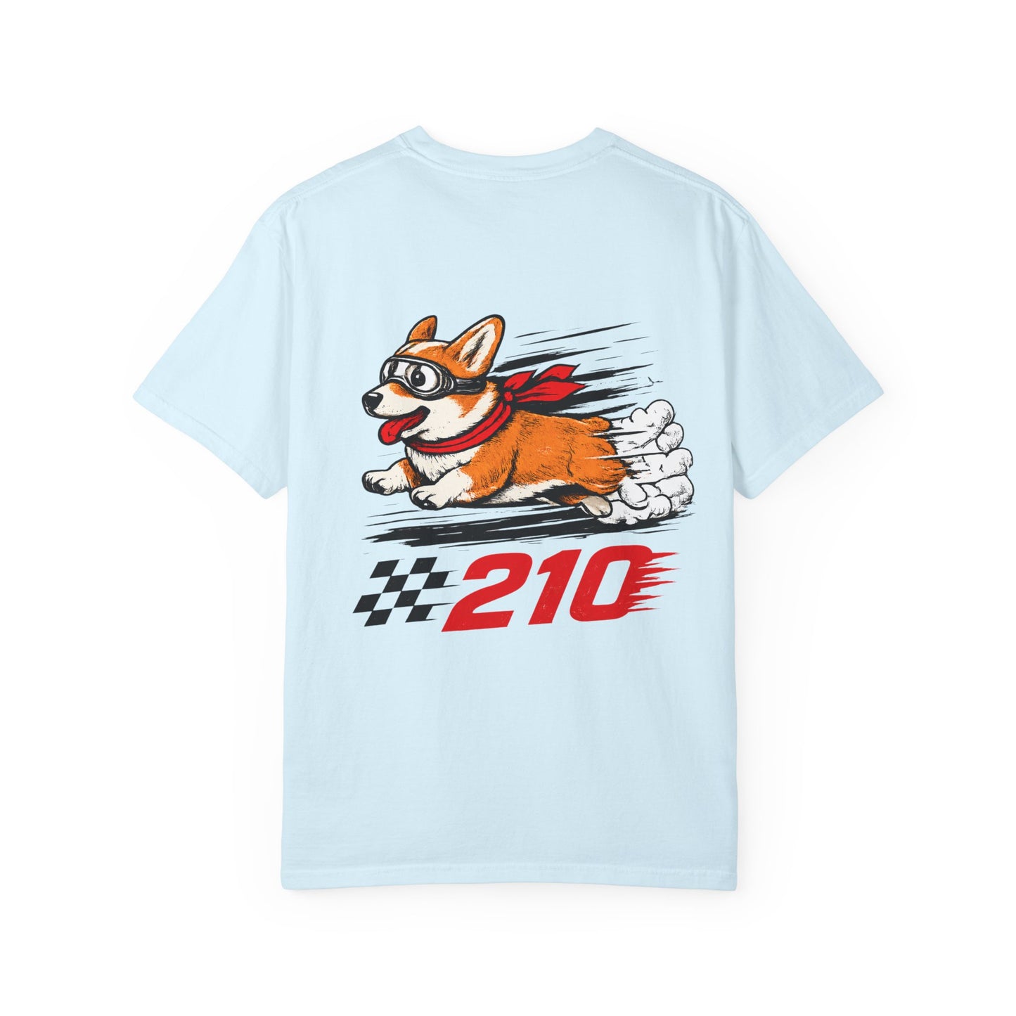 Corgi Speed Racer T-Shirt – "Speed Racer 210" Graphic Tee