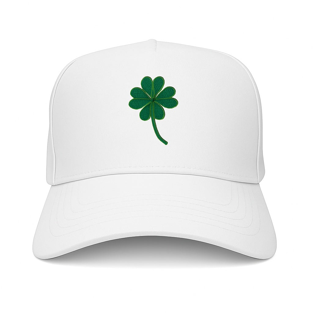 The 5 Leaf Clover Hat – Embroidered Performance Rope Cap – view 9 – Mad Capper embroidered hat