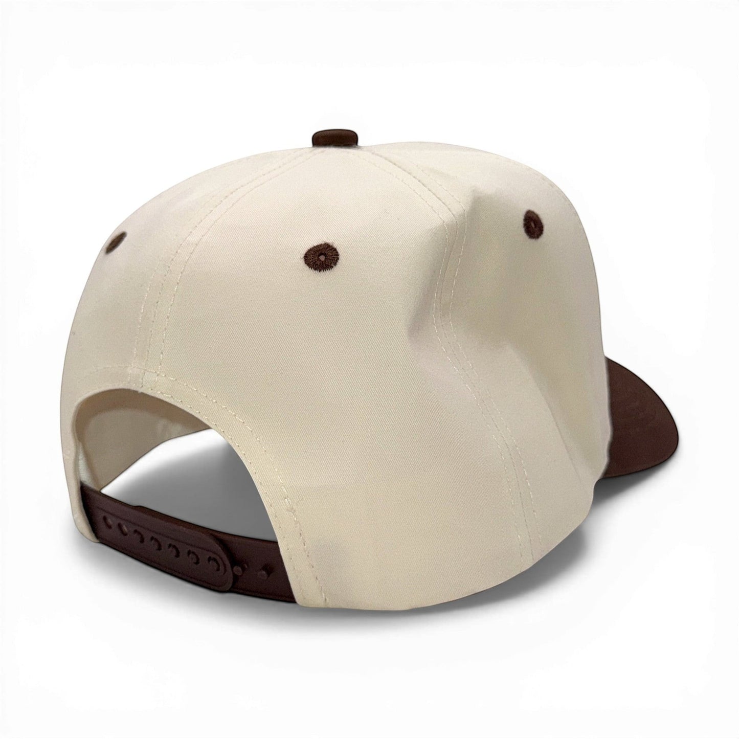Dachshund Tan & Brown Baseball Cap – detail view – Mad Capper embroidered hat