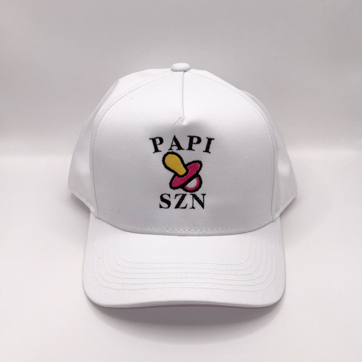 Papi SZN All White Baseball Cap
