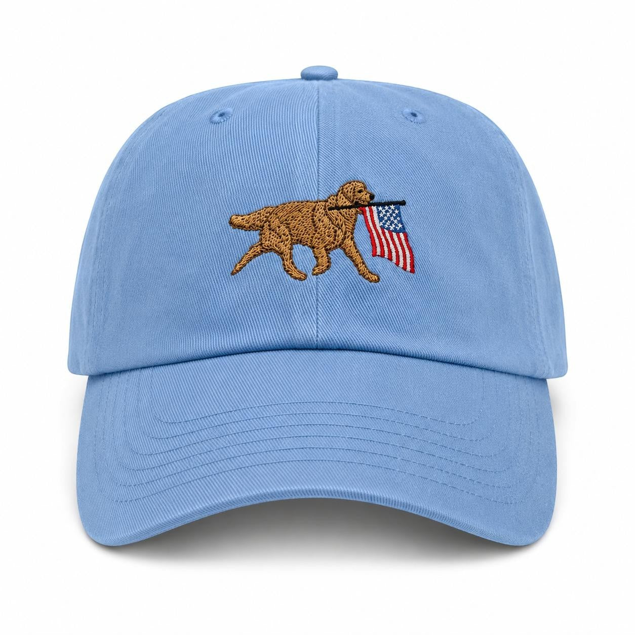 American Retriever Hat - Baby Blue Baseball Hat