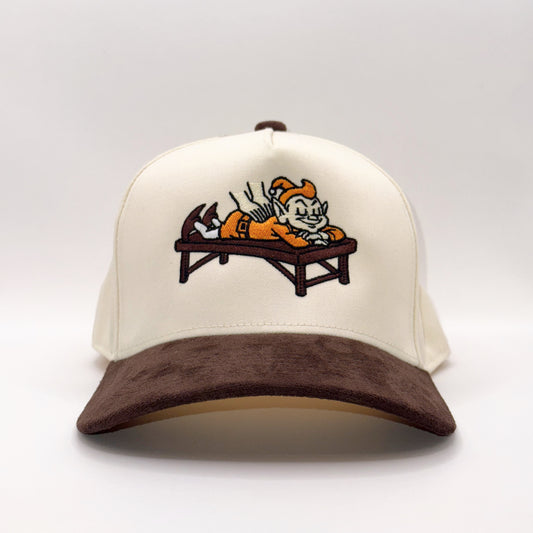 Brownie Massage Suede Bill Cap