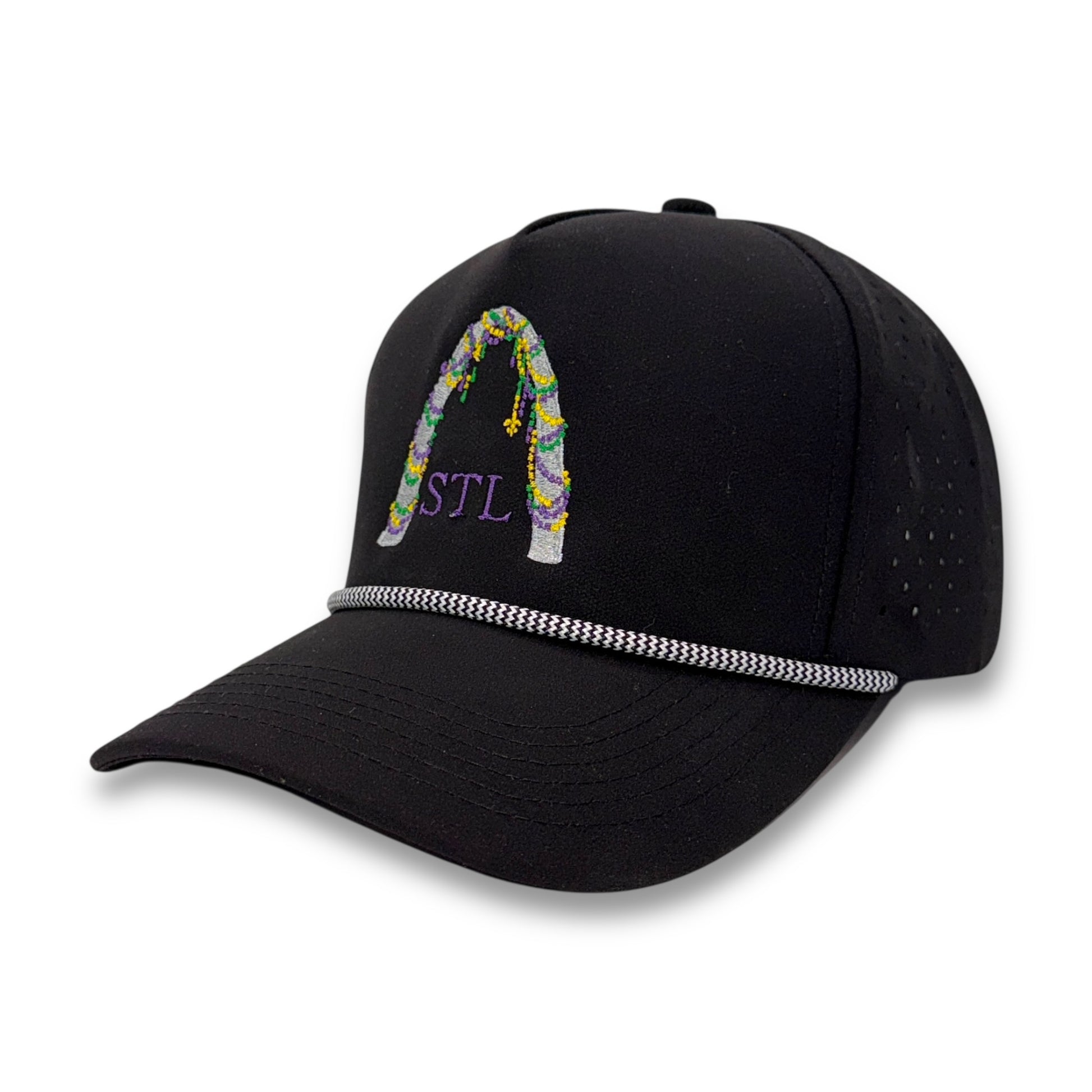 St. Marti Gras – lifestyle view – Mad Capper embroidered hat