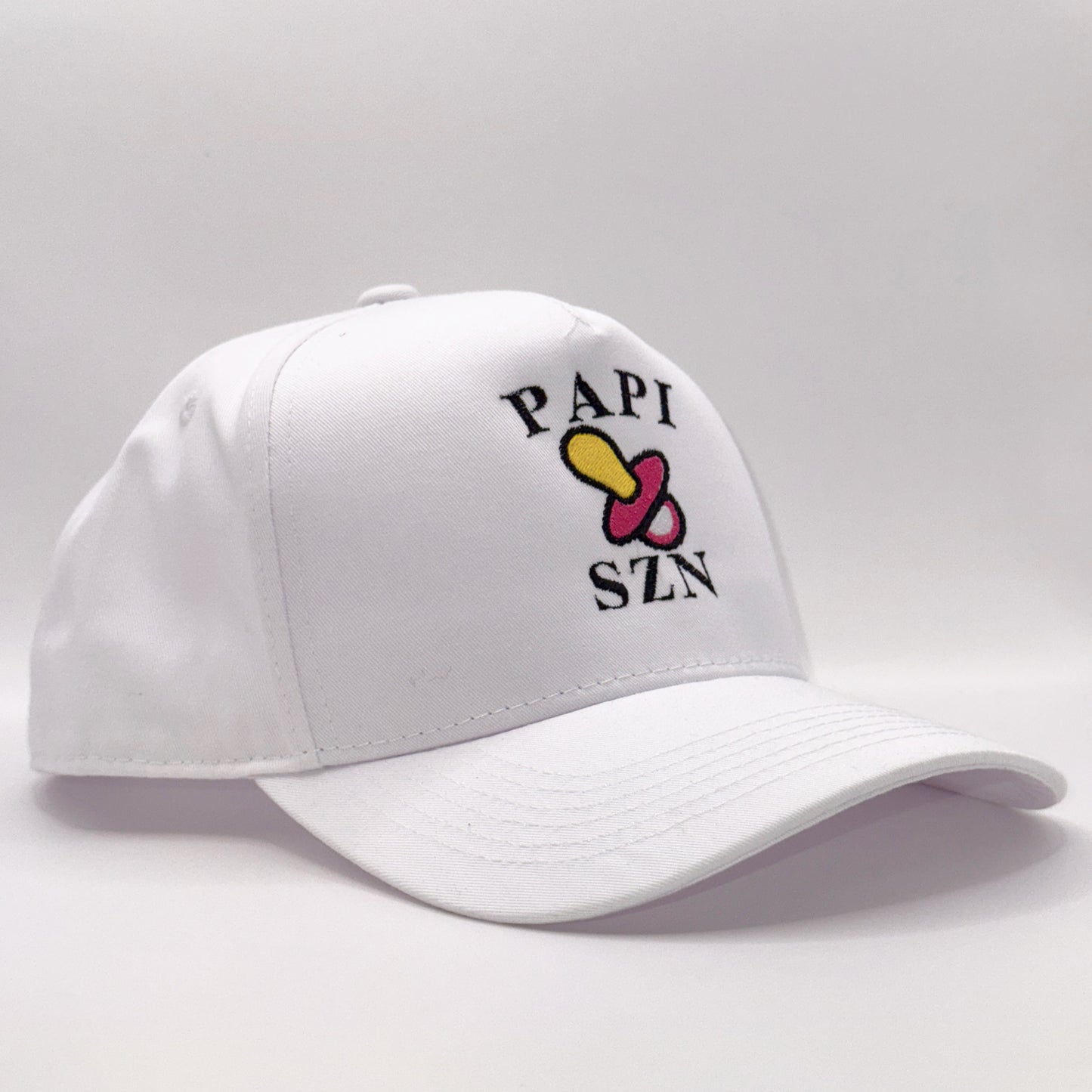 Papi SZN All White Baseball Cap