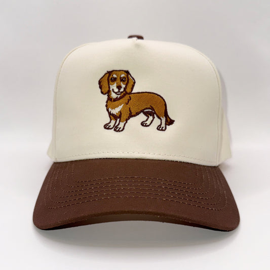 Dachshund Tan & Brown Baseball Cap