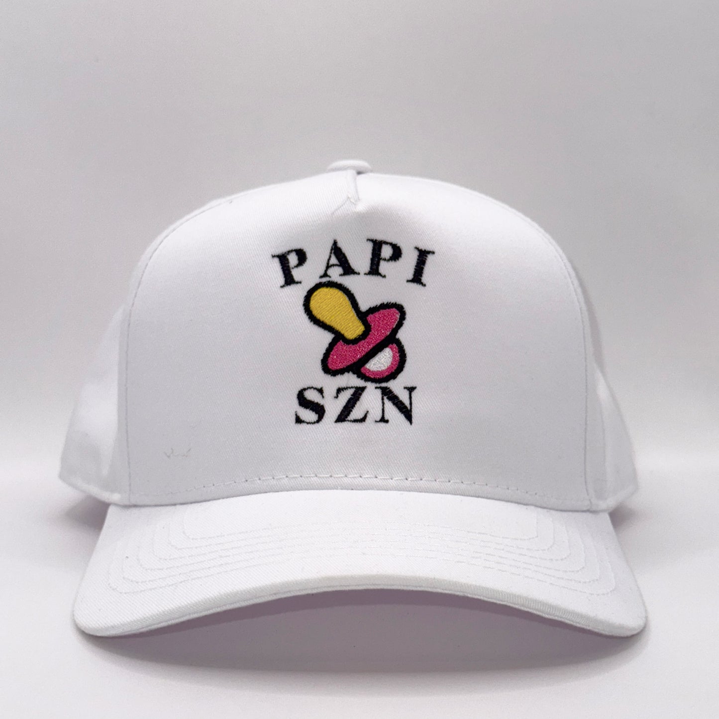 Papi SZN All White Baseball Cap