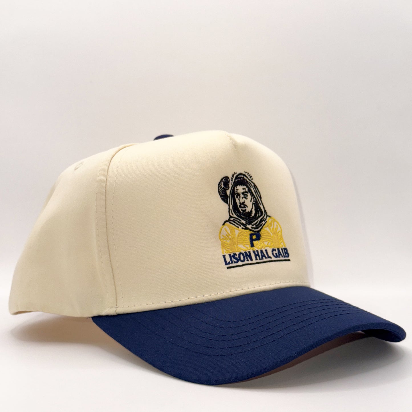Lison Hal Gaib Tan & Blue Baseball Cap