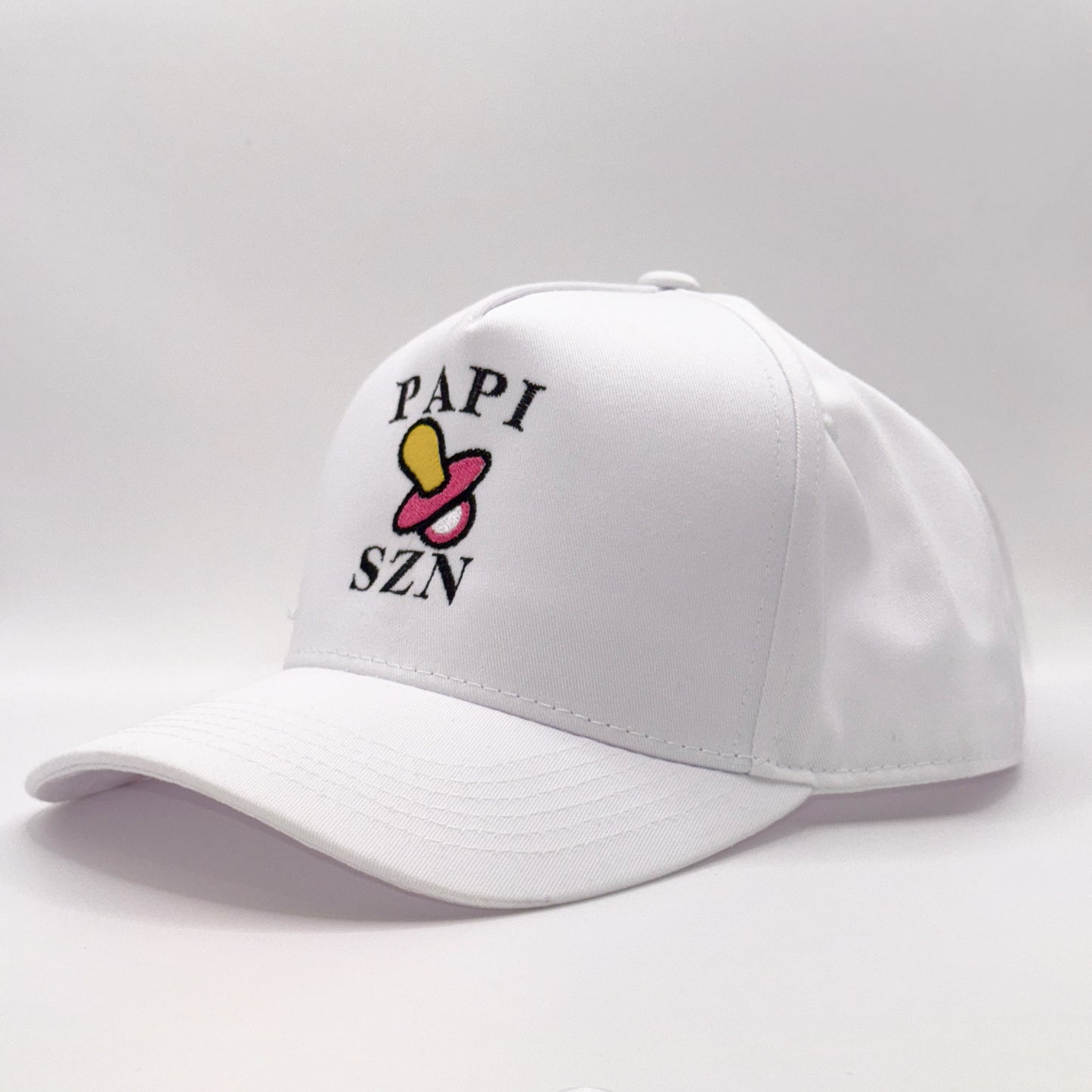 Papi SZN All White Baseball Cap
