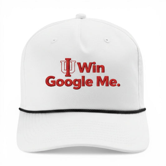 I Win Cap – front view – Mad Capper embroidered hat