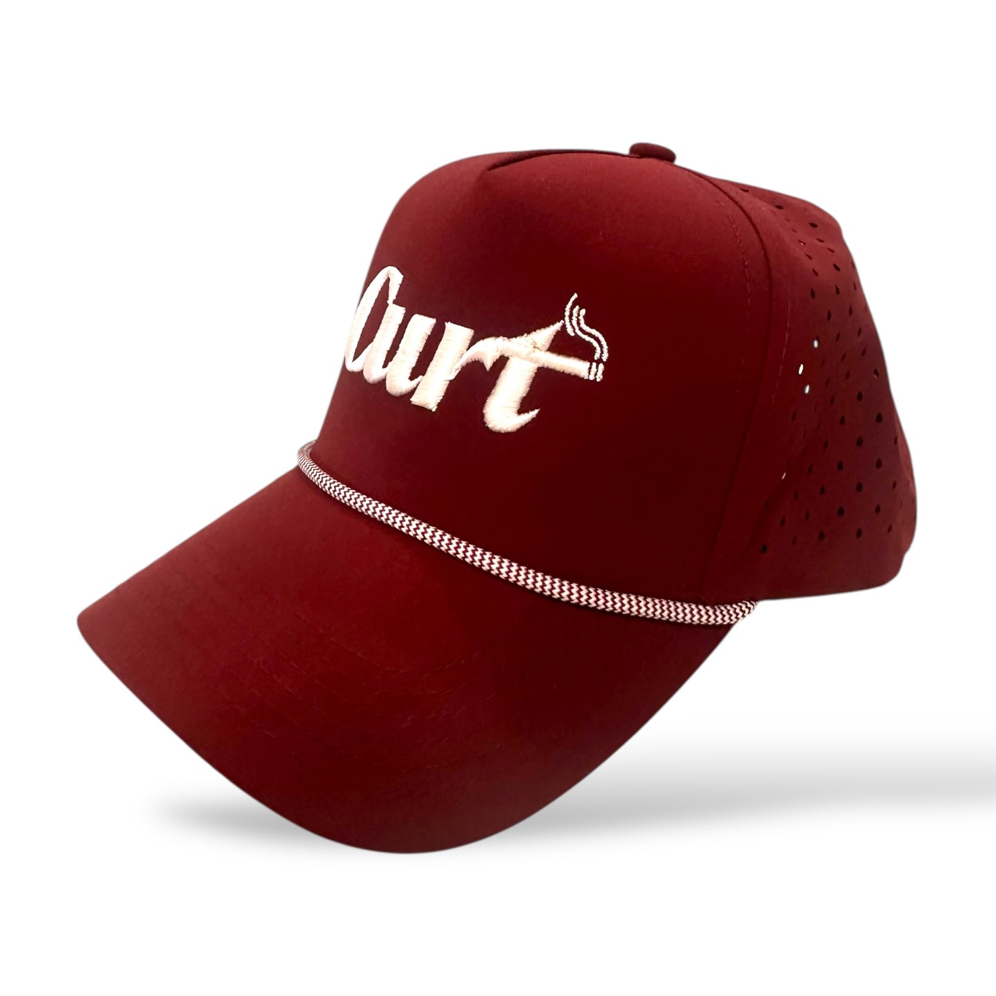 The Indiana Dart – detail view – Mad Capper embroidered hat