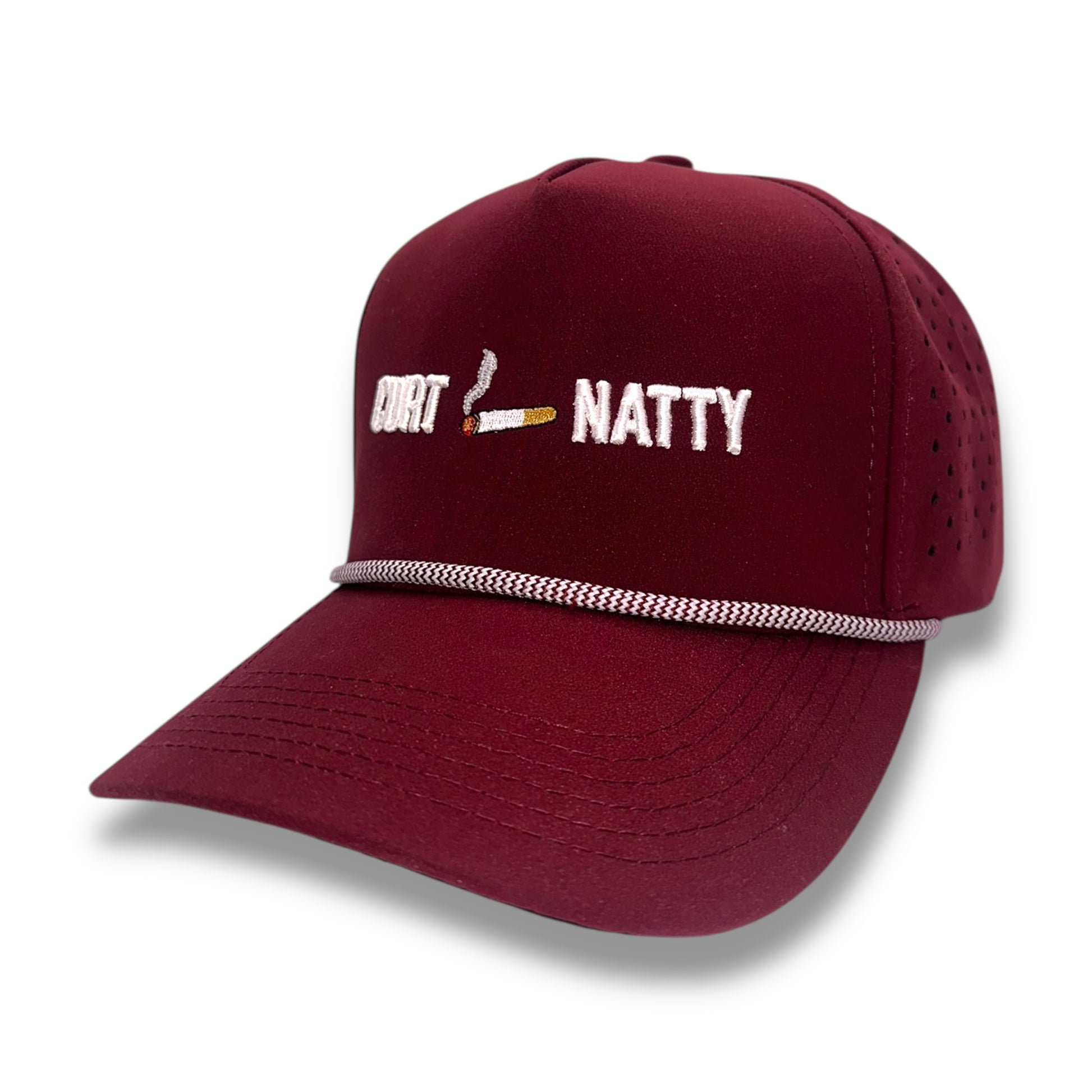 Cig Logo Natty – alternate view – Mad Capper embroidered hat