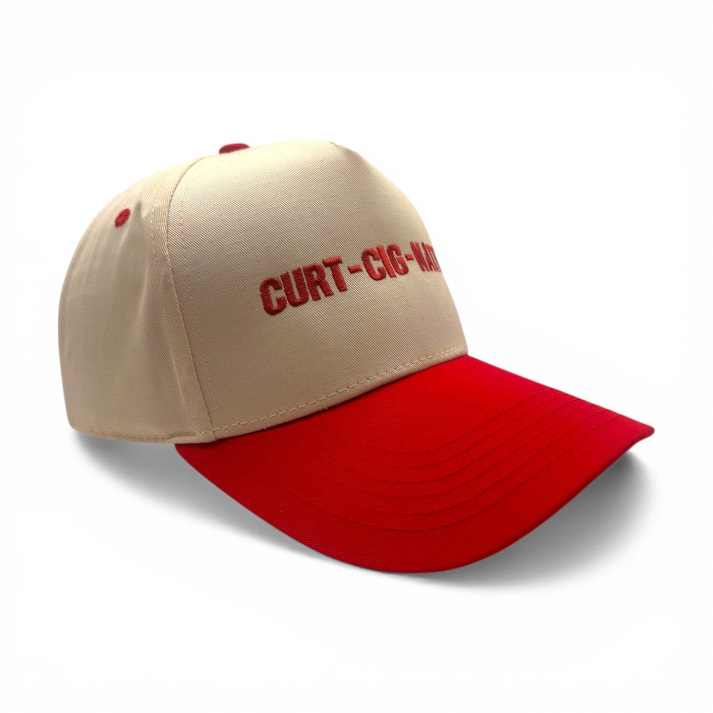 Curt Cig Natty – detail view – Mad Capper embroidered hat