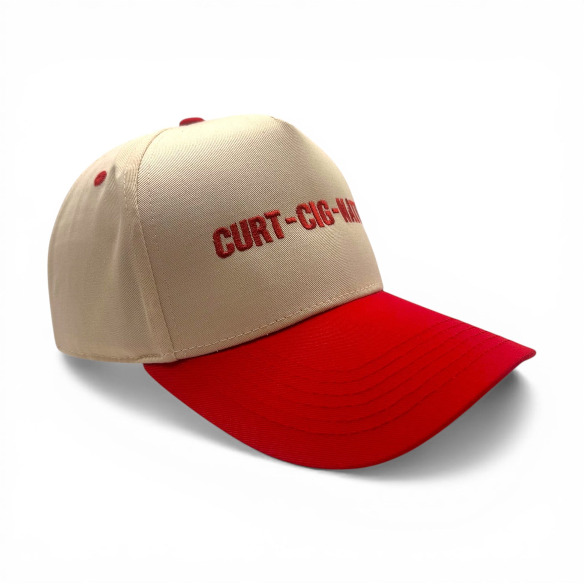 Curt Cig Natty – detail view – Mad Capper embroidered hat
