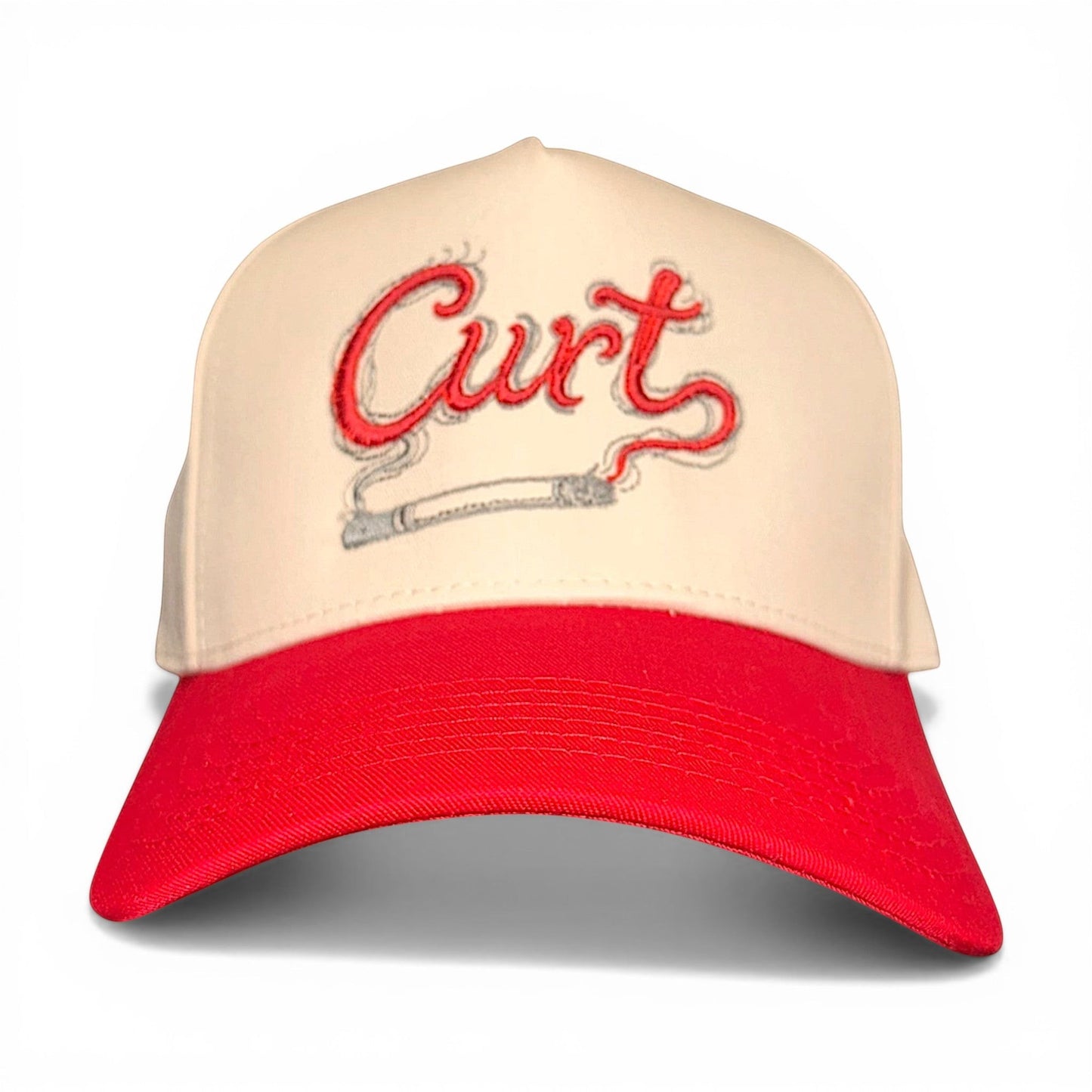 Curt Cig Smoke – lifestyle view – Mad Capper embroidered hat