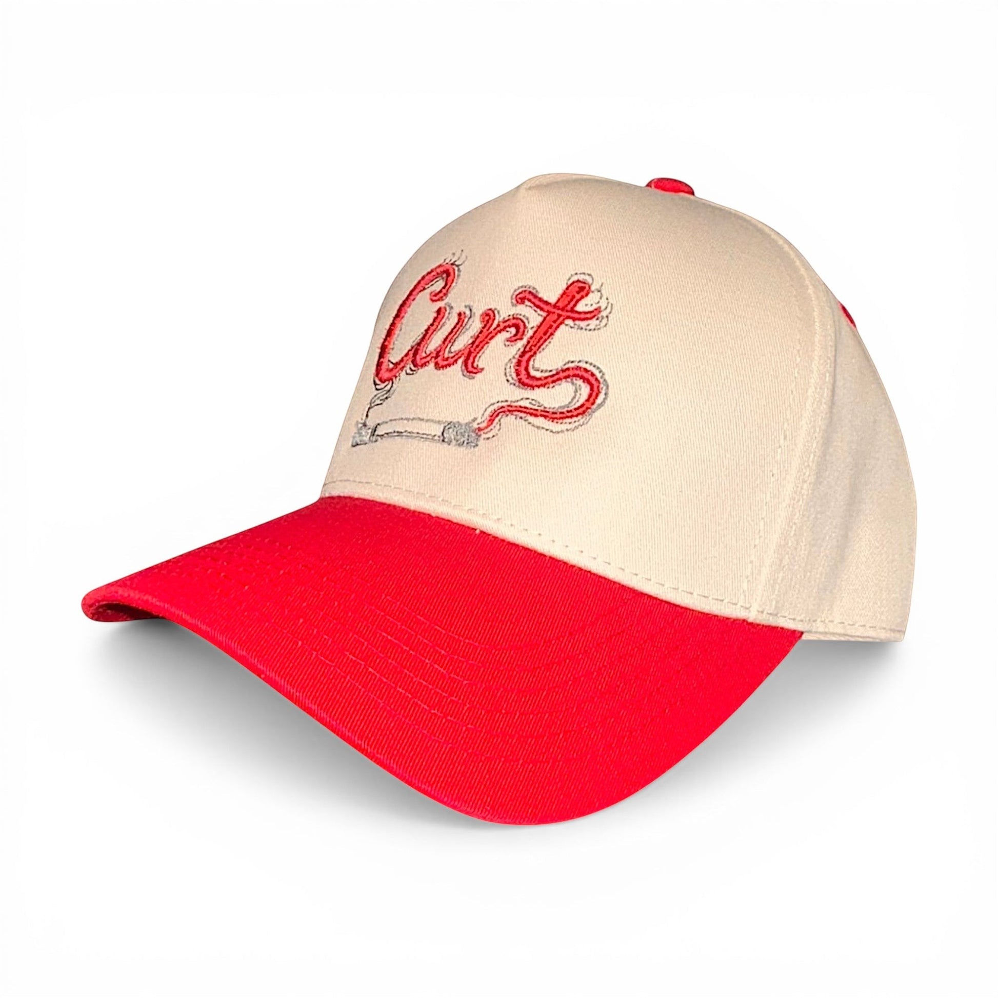 Curt Cig Smoke – alternate view – Mad Capper embroidered hat