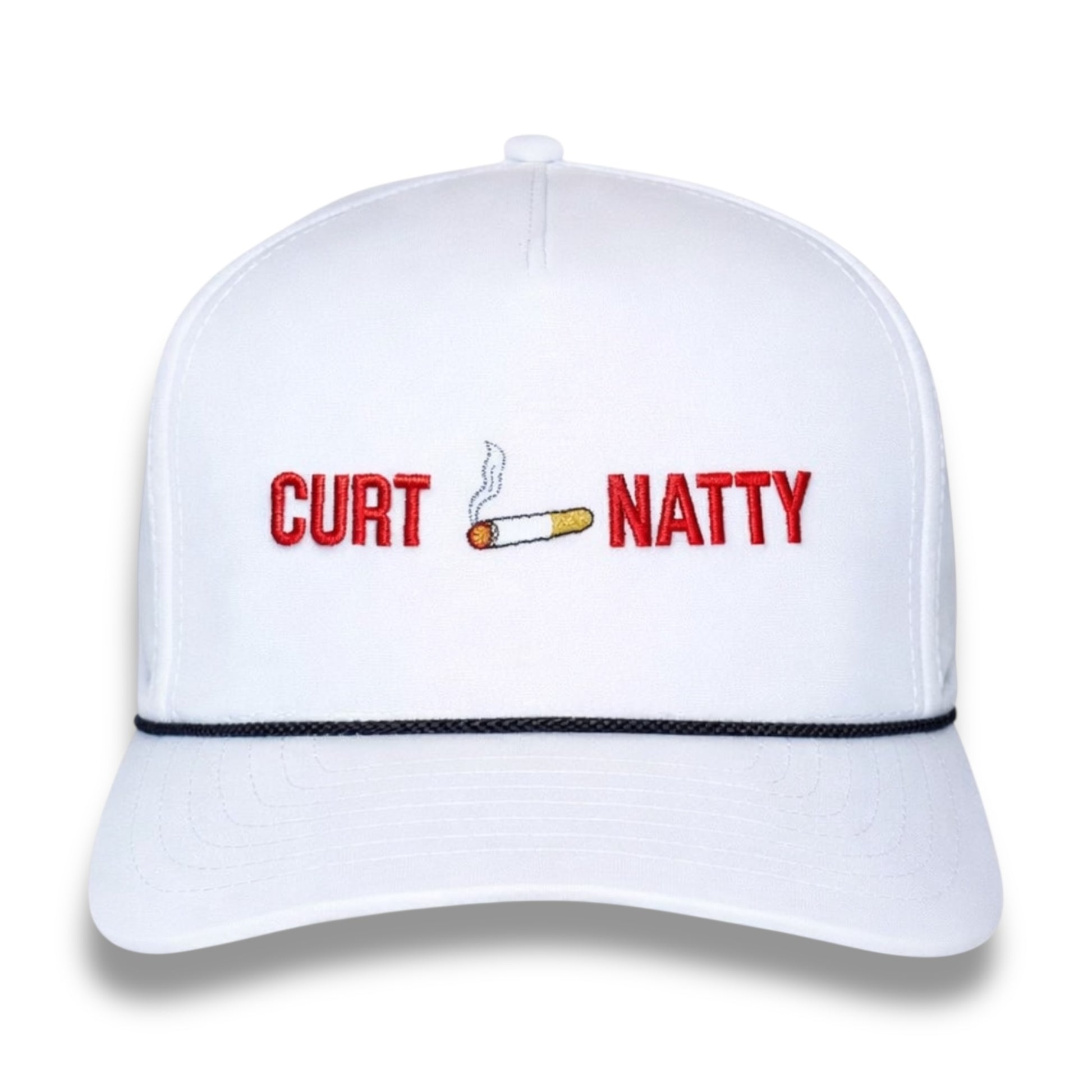 Cig Logo Natty – front view – Mad Capper embroidered hat