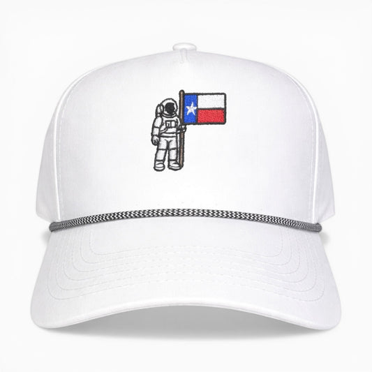 Lone Star Astronaut Hat – Texas Flag Rope Cap
