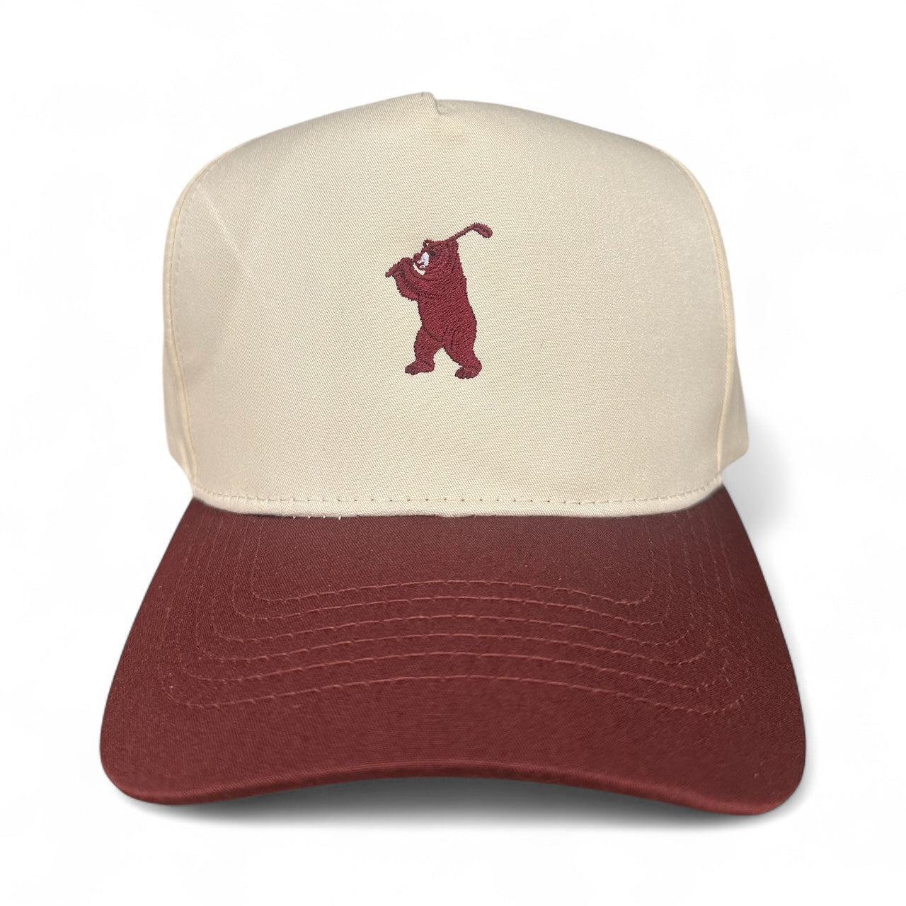 The Bogey Bear Golf Hat – Embroidered Trucker Cap