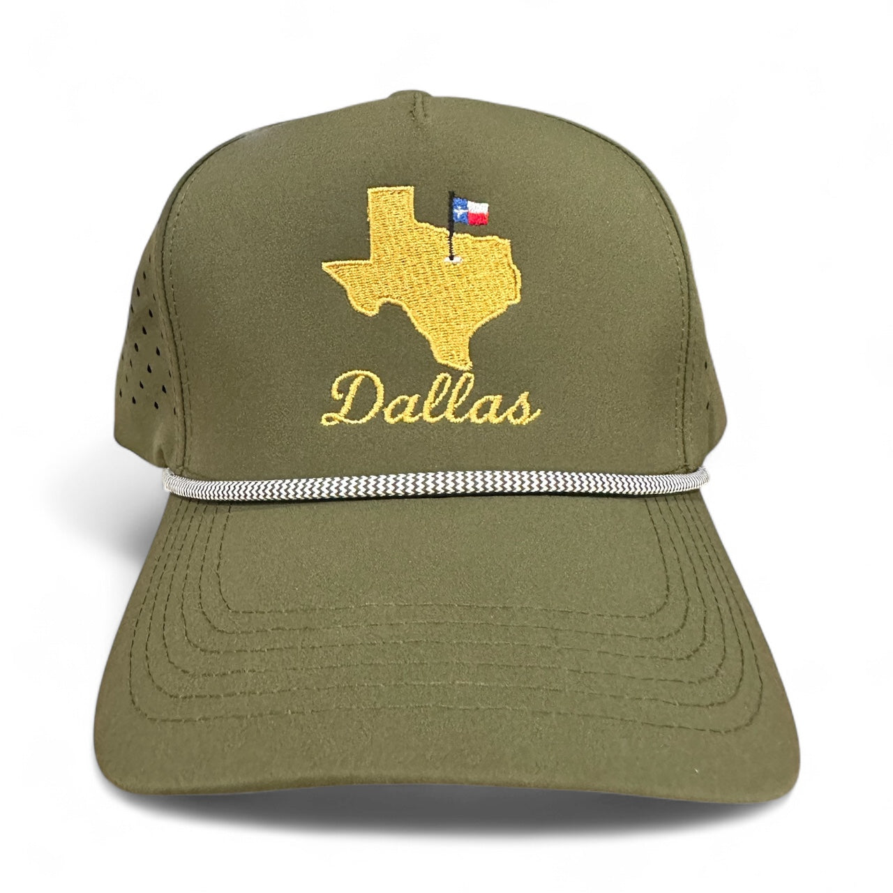 The Dallas Gameday Hat – Embroidered Rope & Trucker Cap