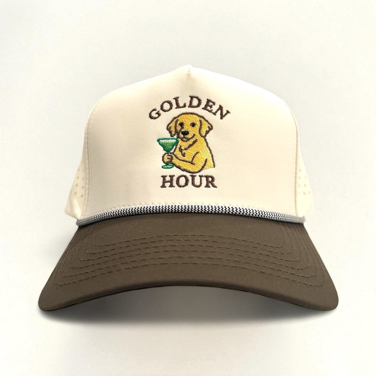 The Golden Hour Hat – Embroidered Foam Trucker Cap