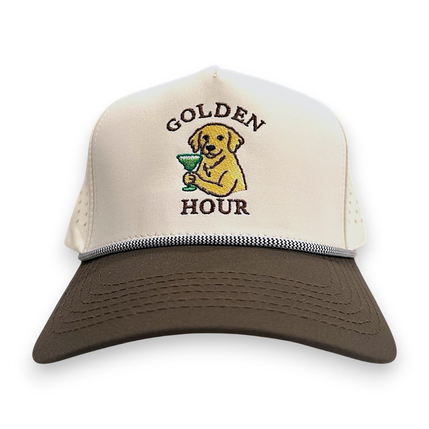 The Golden Hour Hat – Embroidered Foam Trucker Cap