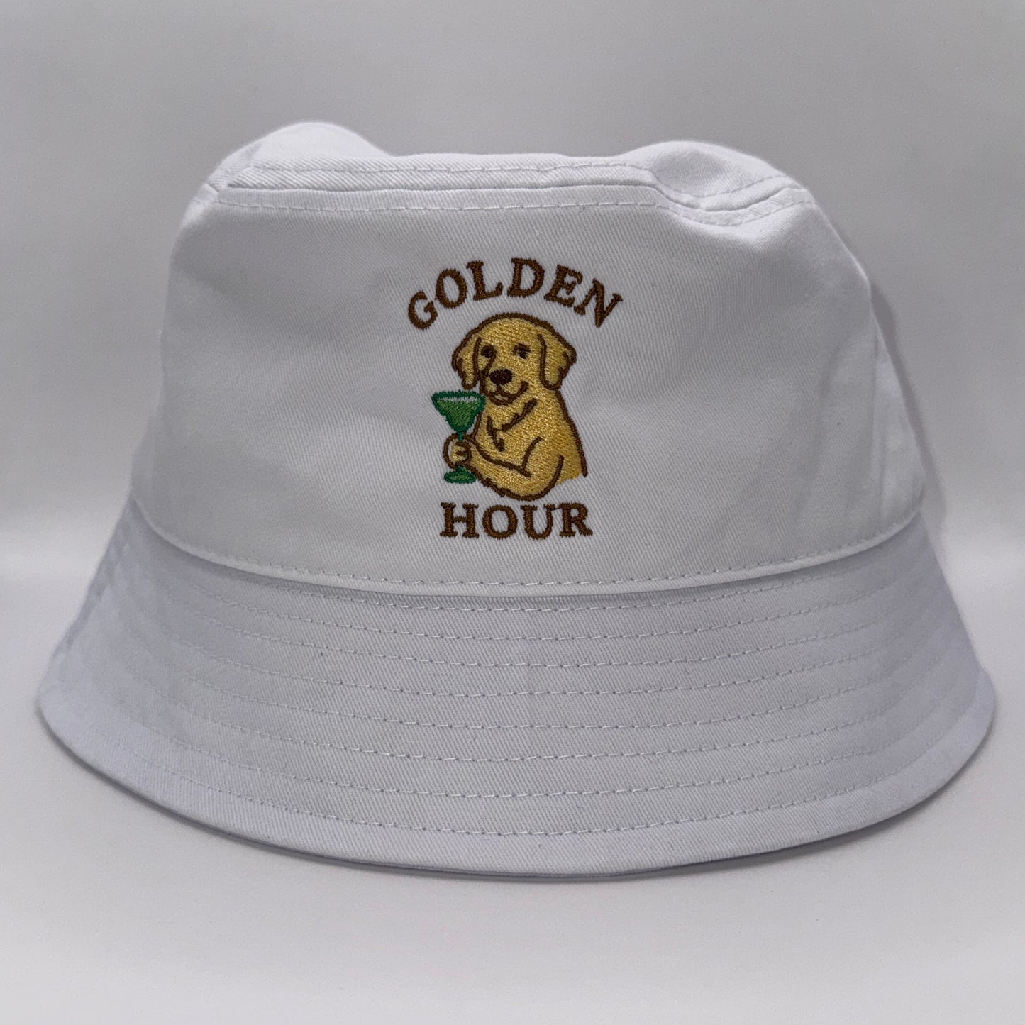 The Golden Hour Hat – Embroidered Foam Trucker Cap