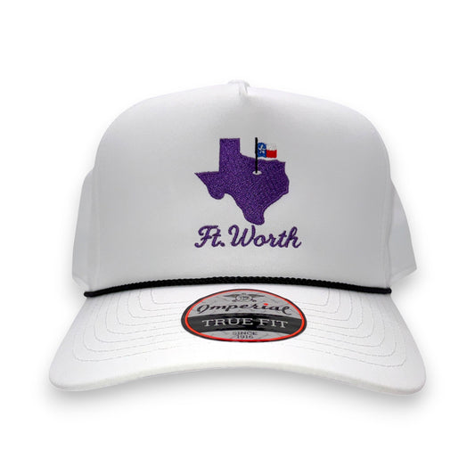 Fort Worth Gameday Hat – Embroidered Performance Rope Cap