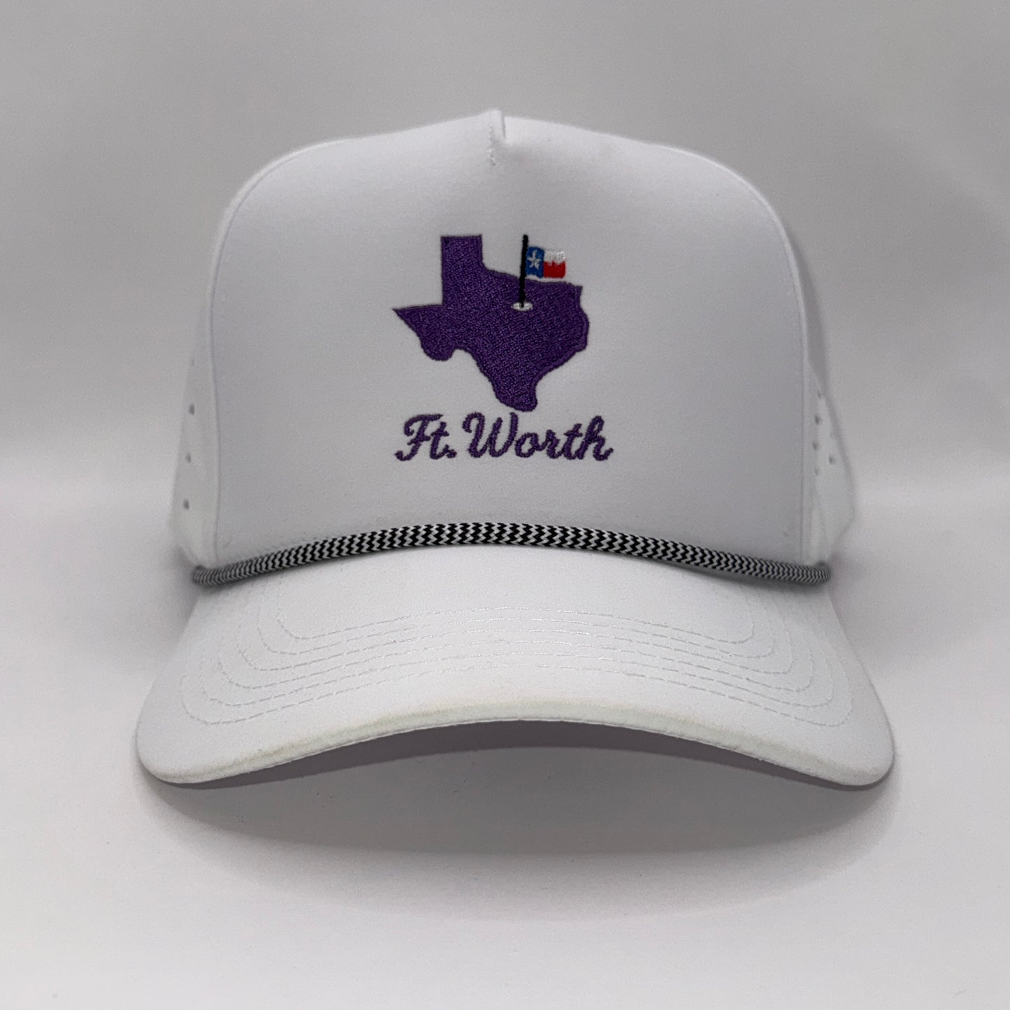 Fort Worth Gameday Hat – Embroidered Performance Rope Cap