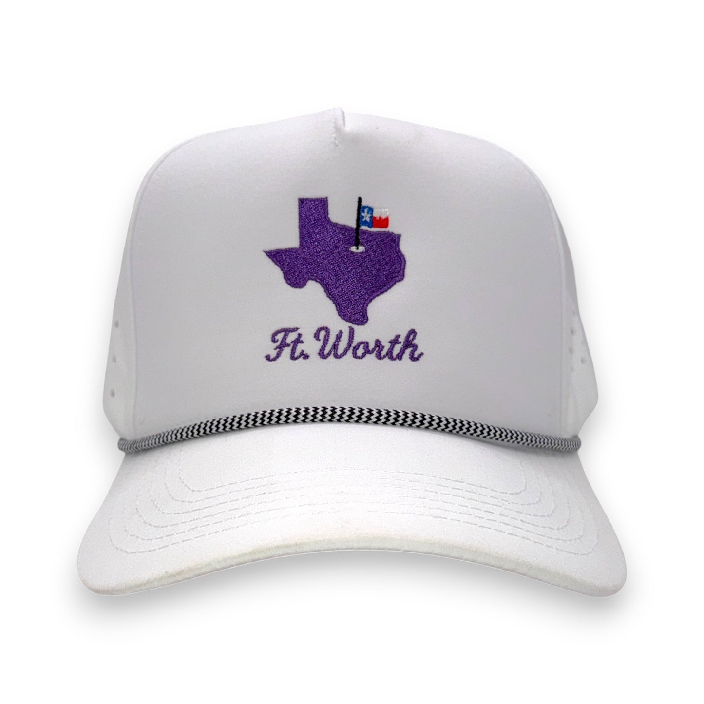 Fort Worth Gameday Hat – Embroidered Performance Rope Cap