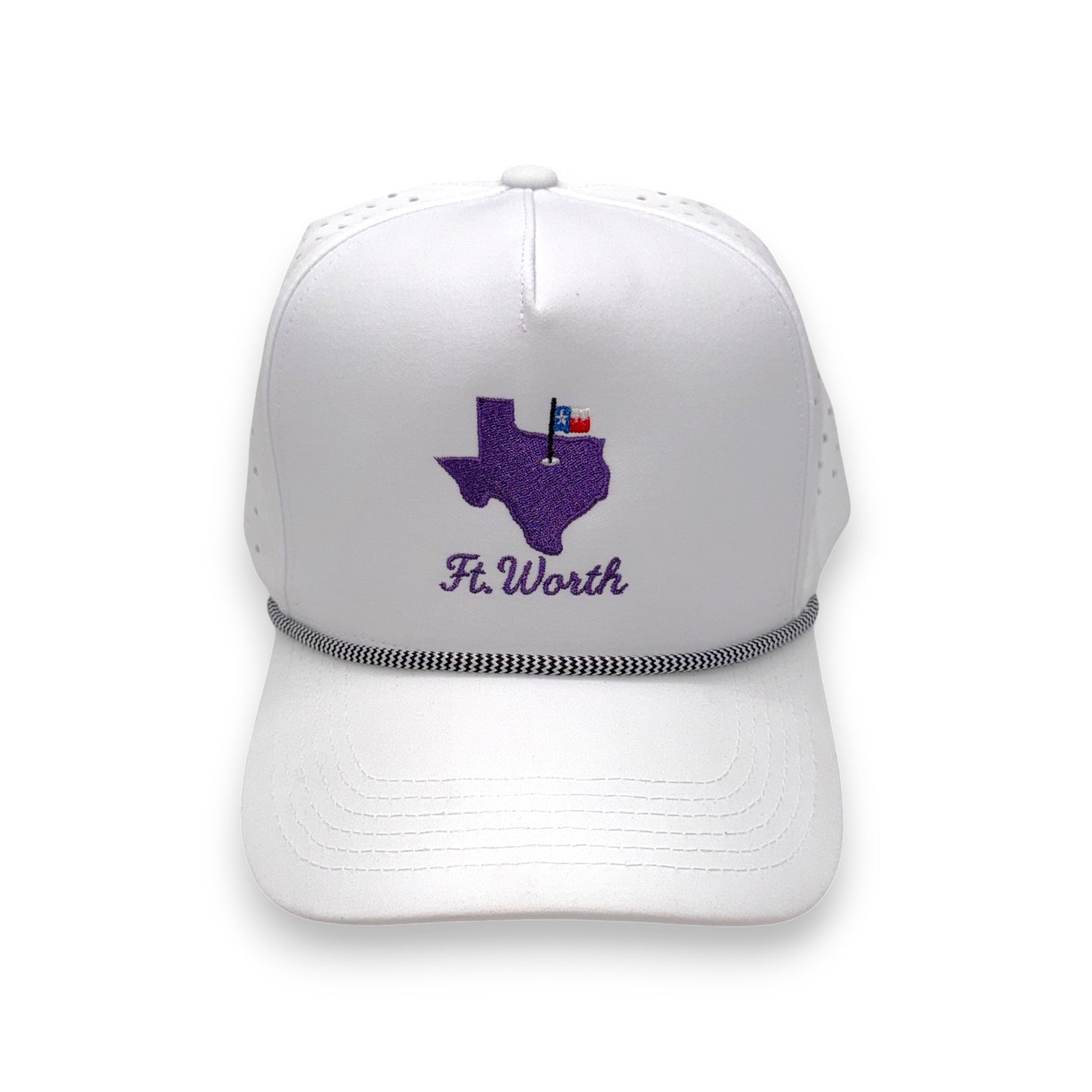 Fort Worth Gameday Hat – Embroidered Performance Rope Cap