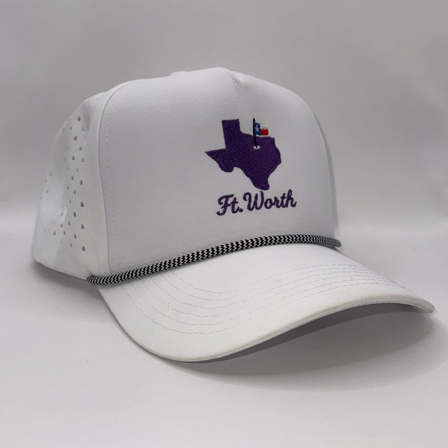 Fort Worth Gameday Hat – Embroidered Performance Rope Cap