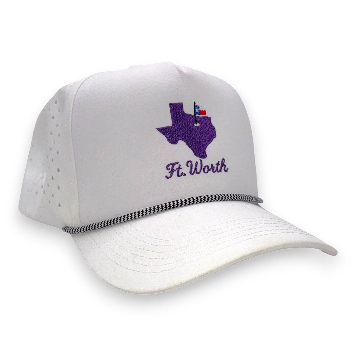 Fort Worth Gameday Hat – Embroidered Performance Rope Cap