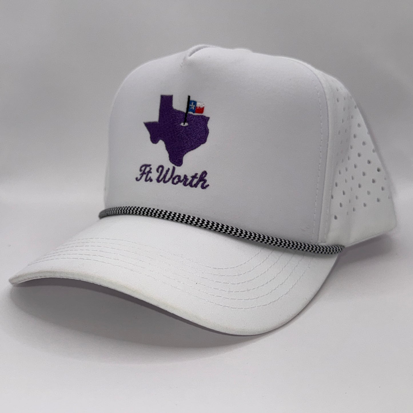 Fort Worth Gameday Hat – Embroidered Performance Rope Cap