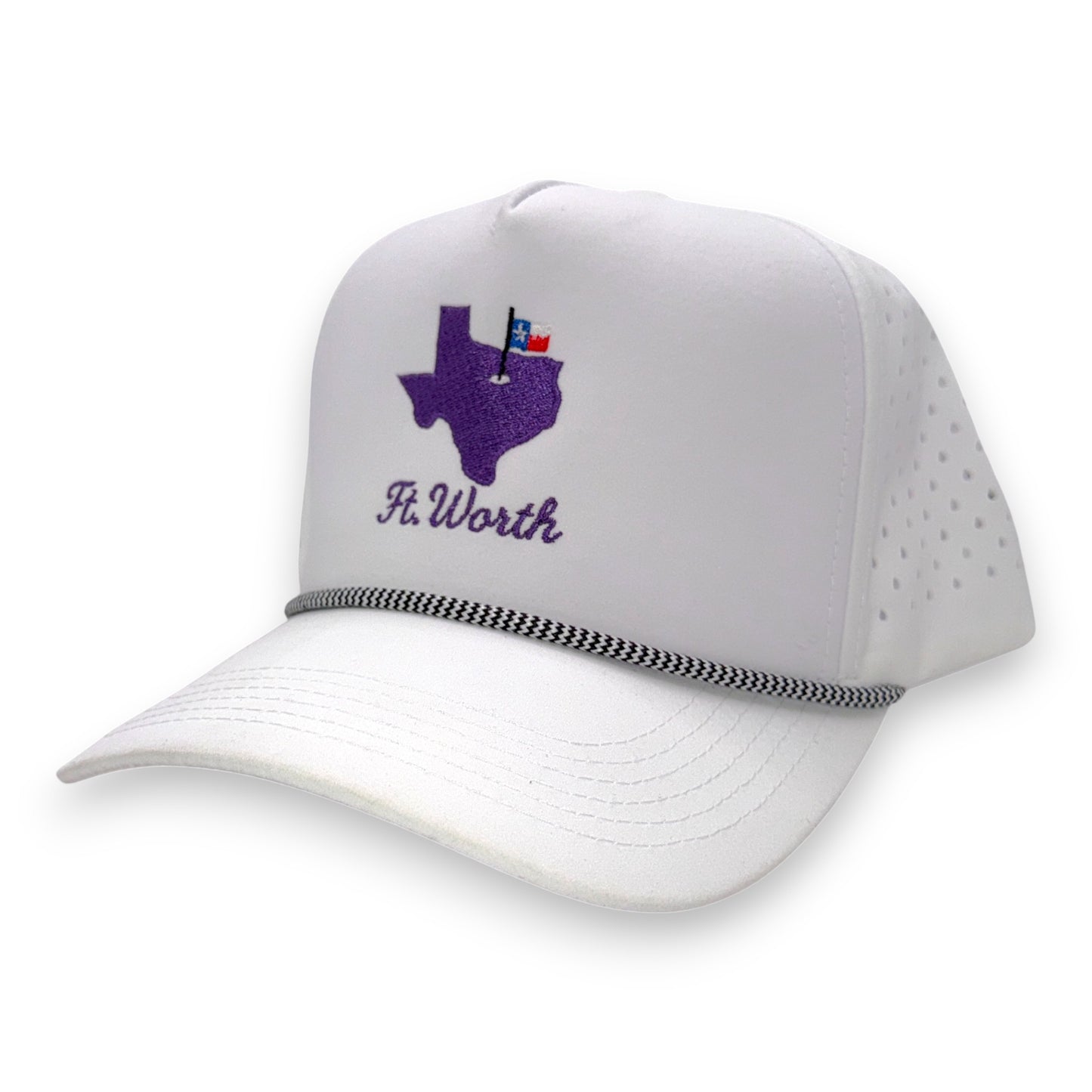 Fort Worth Gameday Hat – Embroidered Performance Rope Cap