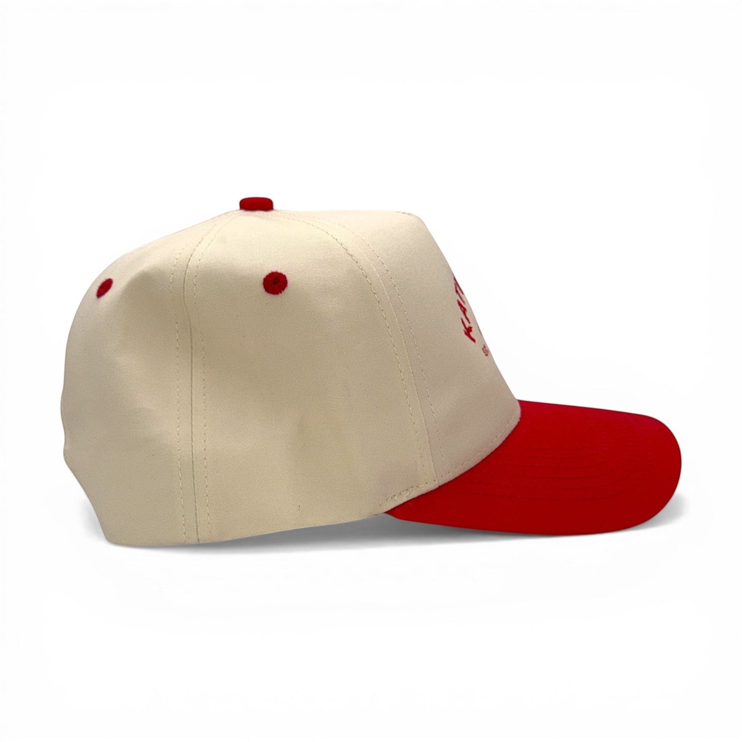 Katy Trail Coffee Club Hat – Embroidered Cap – back view – Mad Capper embroidered hat
