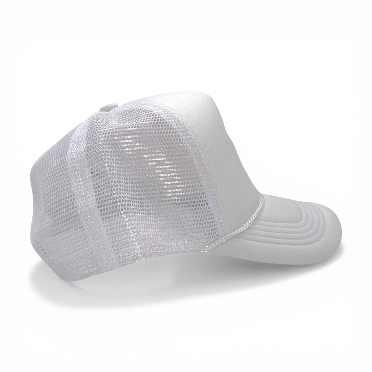 The Golden Hour Hat – Embroidered Foam Trucker Cap – alternate view – Mad Capper embroidered hat