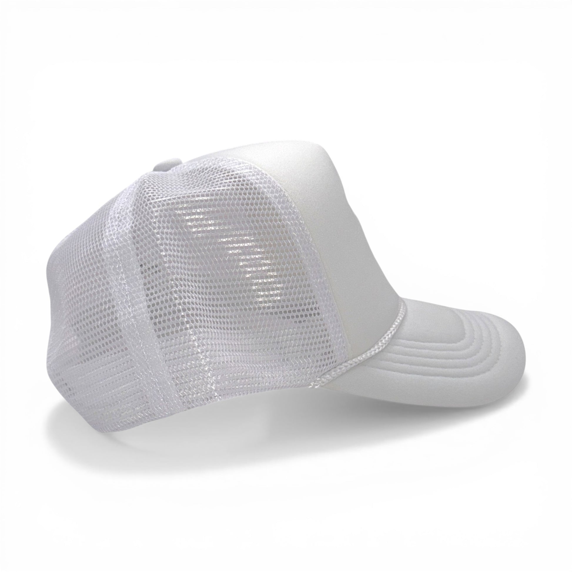 The Golden Hour Hat – Embroidered Foam Trucker Cap – alternate view – Mad Capper embroidered hat