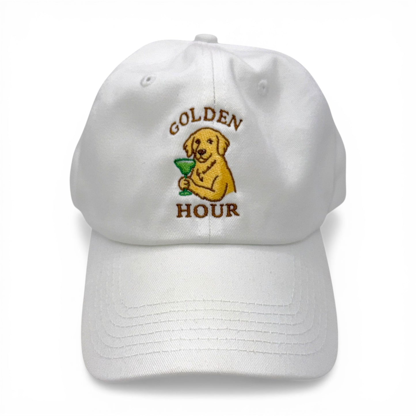 The Golden Hour Hat – Embroidered Foam Trucker Cap – view 10 – Mad Capper embroidered hat