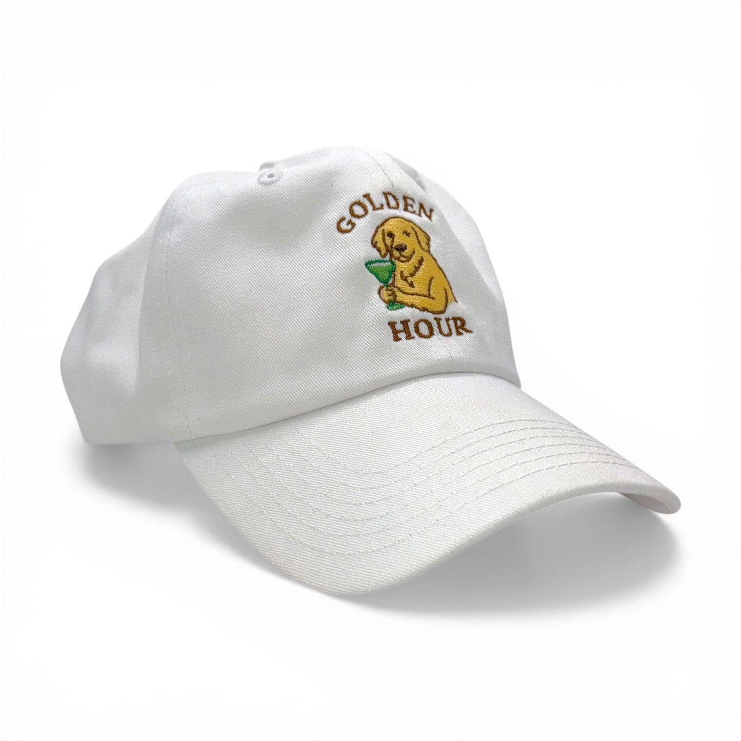 The Golden Hour Hat – Embroidered Foam Trucker Cap – view 11 – Mad Capper embroidered hat