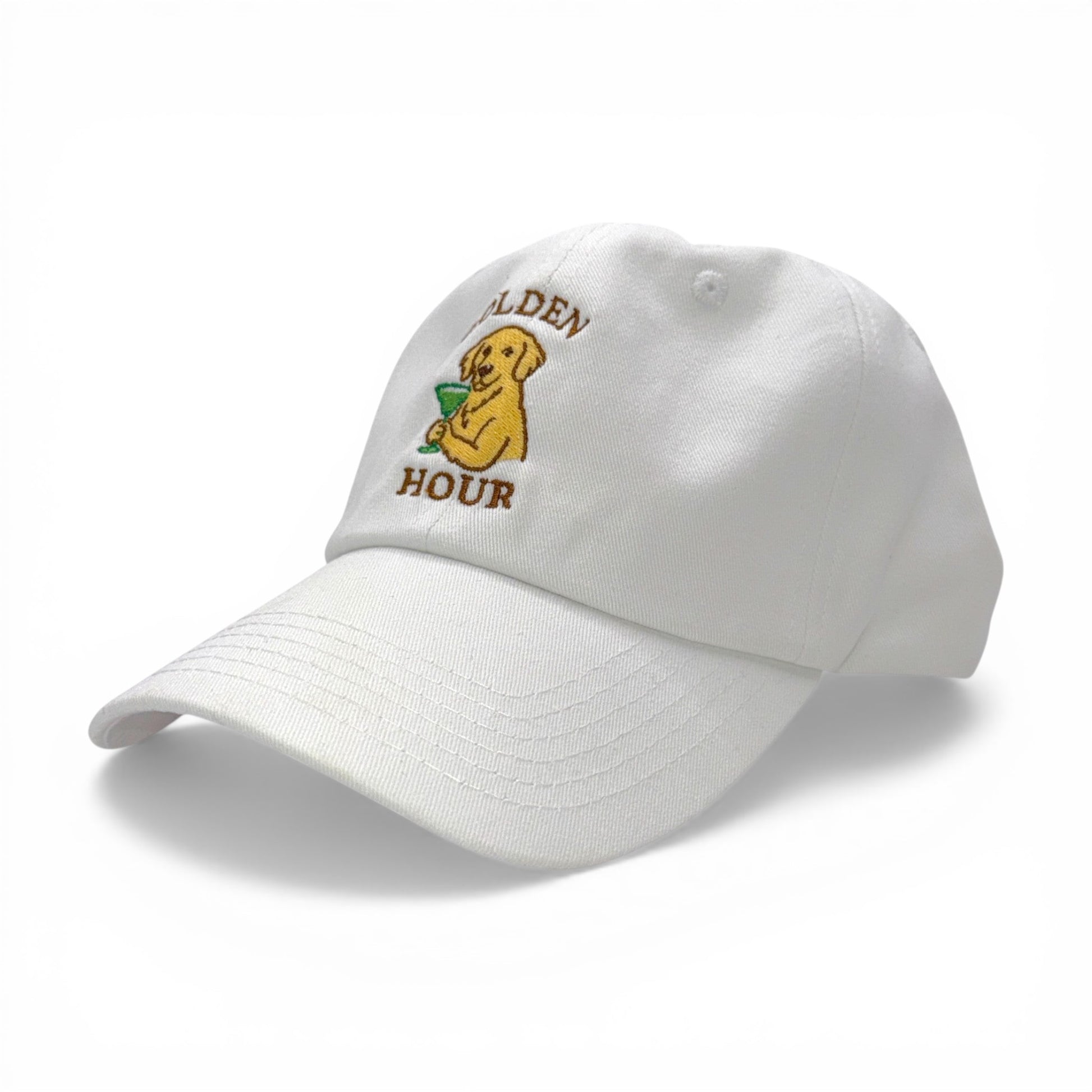 The Golden Hour Hat – Embroidered Foam Trucker Cap – view 12 – Mad Capper embroidered hat